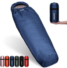 Ultraleichter Mumienschlafsack 3 Jahreszeiten 800g