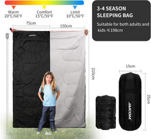 JAICOM Leichter Schlafsack Deckenschlafsack Sommer für