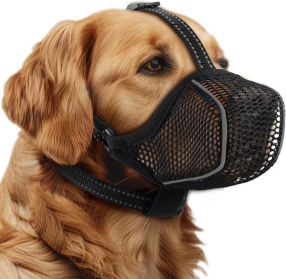 Hund Maulkorb Mesh Soft atmungsaktiv reflektierend einstellbar XS