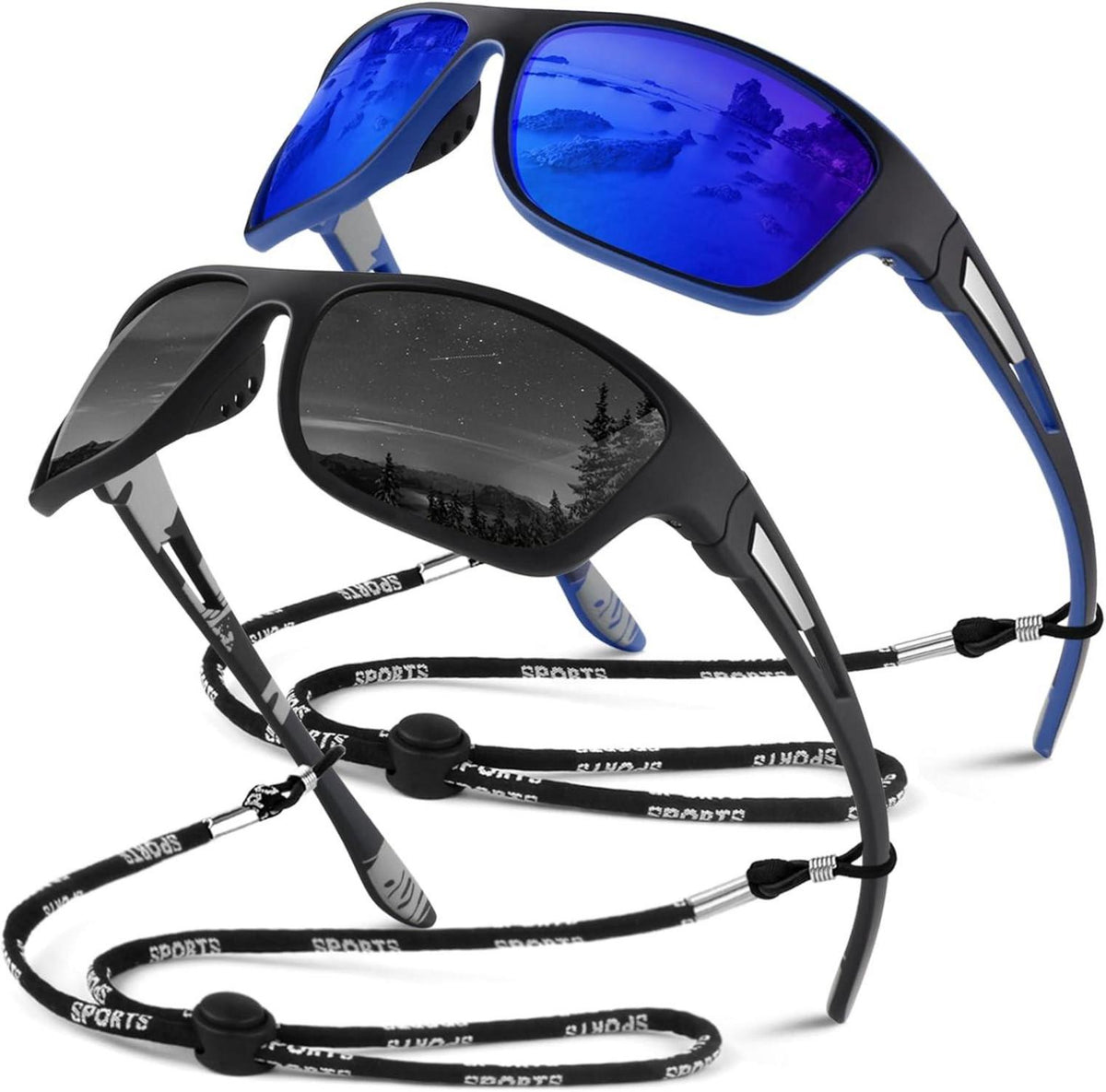 Polarisierte Sportsonnenbrille UV400 Cat 3 CE