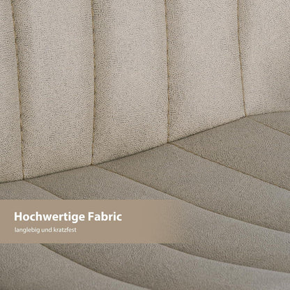 Verstellbarer Barhocker 2er Set mit Fußstütze & Lehnen