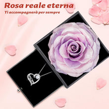 Ewige Rose Geschenkset für Mama mit 925 Silber Mom Halskette