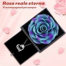 Ewige Rose Geschenkset für Mama: Rose & Halskette 925 Silber