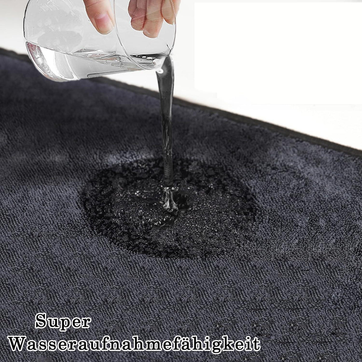 Deedlite Shiny Bath XXL Trockentuch 50x80cm Premium Mikrofaser Handtücher 1er Pack