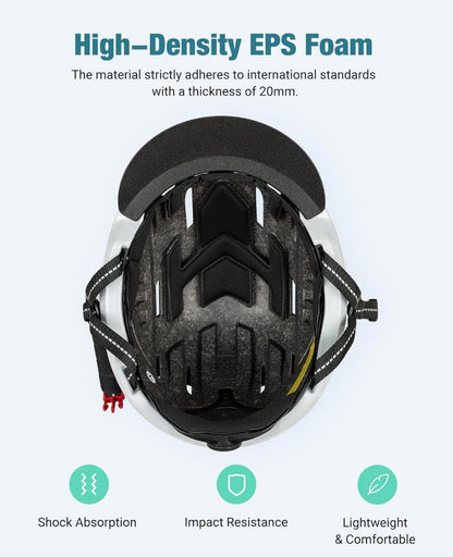 Fahrradhelm Urban mit Schirm Leicht Double Inmould Technologie City