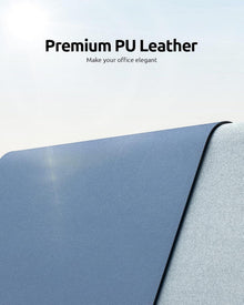 YSAGi Schreibtischunterlage Premium Leder Mauspad XXL