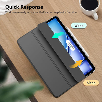 TiMOVO iPad Air 11 Hülle 2024/2022/2020 Magnetisch Trifold Grau