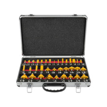 35-teiliges Fräser-Set für Oberfräsen, 8mm Schaft, Holzbearbeitung