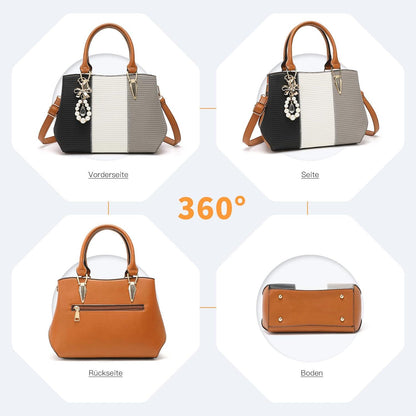 Damen Handtasche Multicolor Elegant Henkeltasche Stadt Tasche