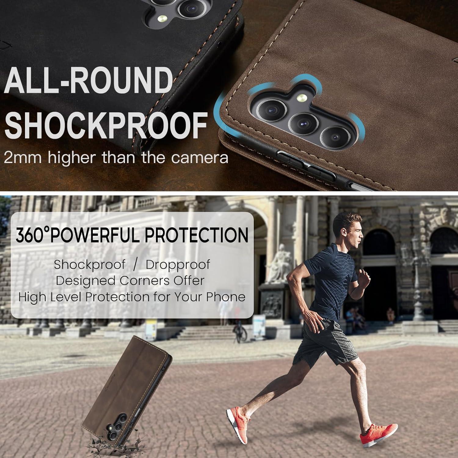 Handyhülle Samsung Galaxy A25 5G Lederhülle Klappbar Flip Case Magnet