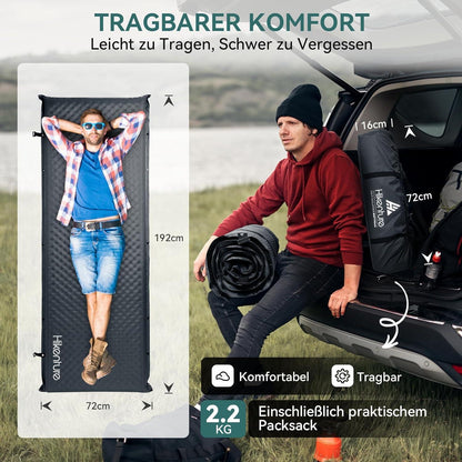 Isomatte Selbstaufblasend 5CM Dicke Campingmatratze