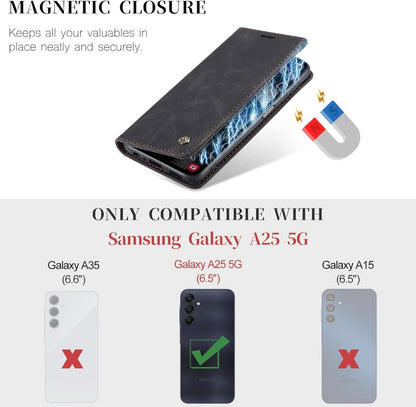 KZB Samsung Galaxy A25 5G Handyhülle Leder Klapp Case