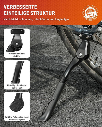 Fahrradständer 24-29 Zoll für E-Bike und MTB mit Löchern, 40mm