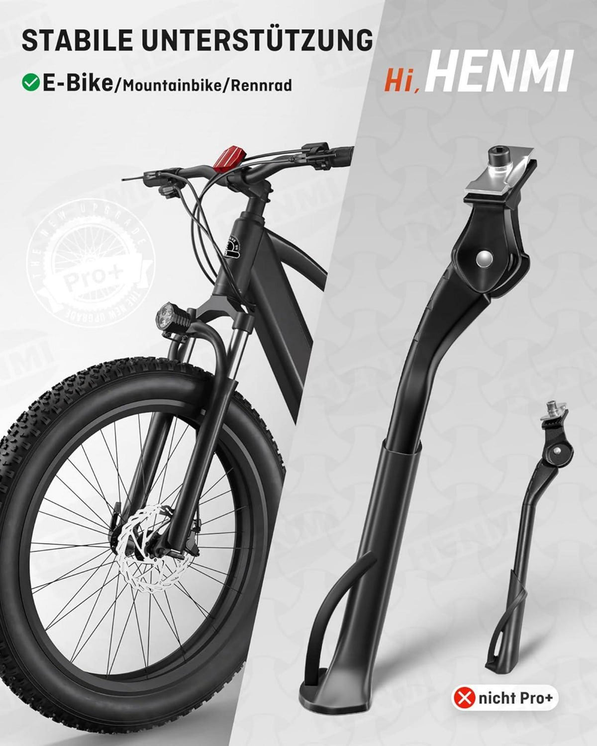 Fahrradständer 24-29 Zoll Höhenverstellbar für E-Bike & MTB