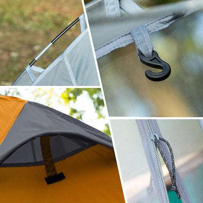Forceatt Zelt 1/2 Personen Camping Ultraleicht Wasserdicht Schnellaufbau