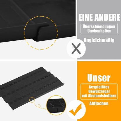 Gewürz Organizer Schublade 36 Stk für Küche Gewürze Aufbewahrung