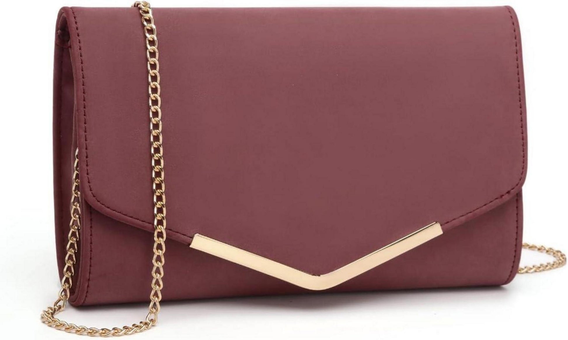 Elegante Umschlag-Clutch mit Kette für Hochzeit & Party