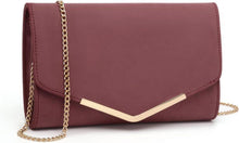 Elegante Umschlag-Clutch mit Kette für Hochzeit & Party