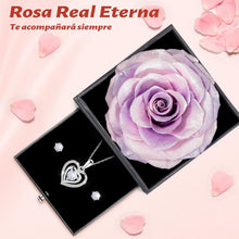 Ewige Rote Rose Halskette Geschenk Frauen Weihnachten