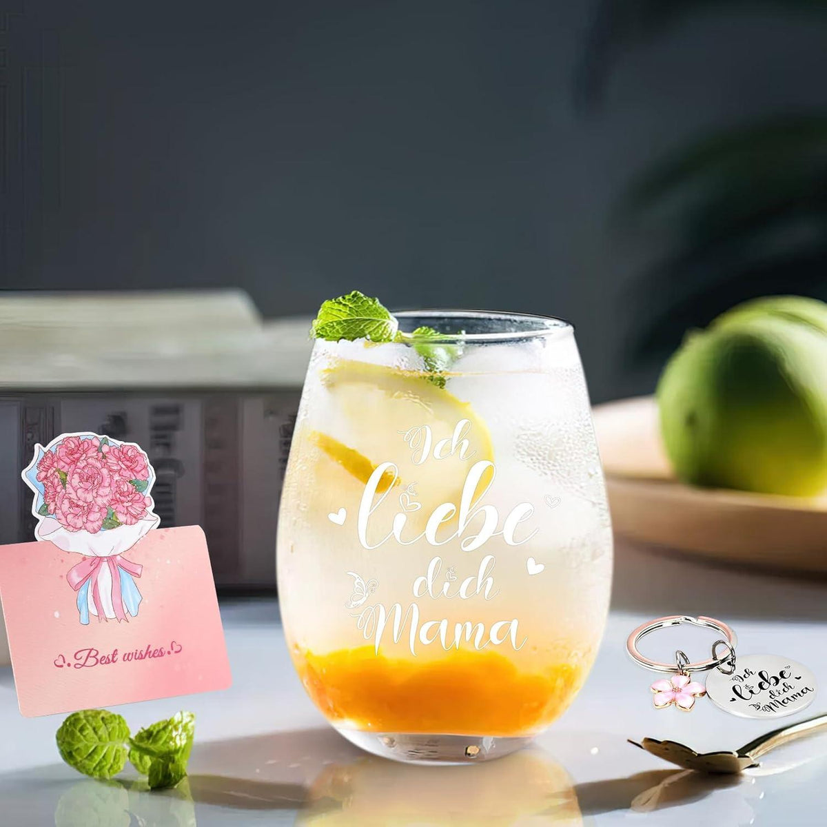 Mama Geschenk Weingläser Muttertag Geburtstag 17oz Weihnachten
