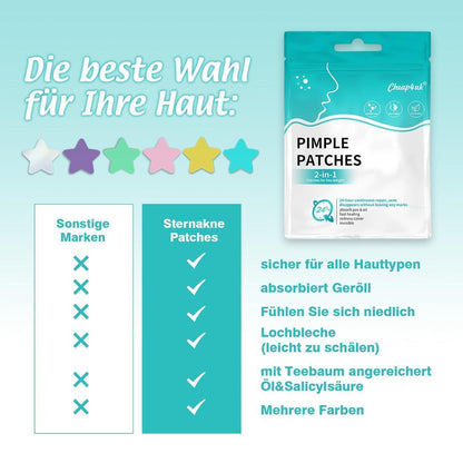 Pickel Patches mit Teebaumöl & Salicylsäure – 240 Stück