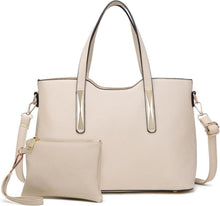 Modische Damen Handtasche Schultertasche Mittelgroß Set
