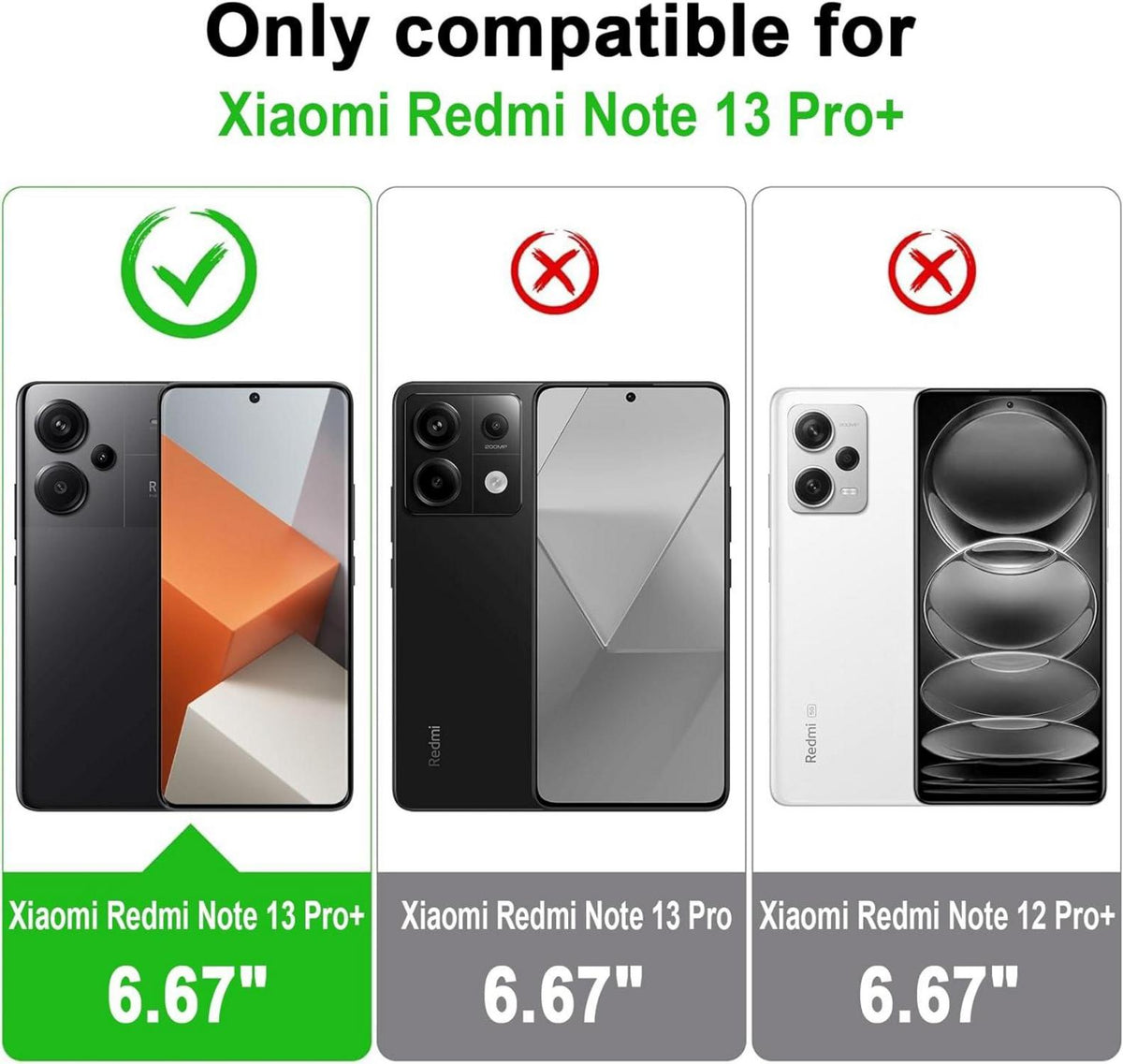 AROYI Xiaomi Redmi Note 13 Pro+ 5G Hülle Kameraschutz Blau