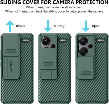 AROYI Xiaomi Redmi Note 13 Pro+ 5G Hülle Slide Camera Kameraschutz
