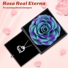 Ewige Rose Geschenkset mit Mama Halskette, 925 Silber