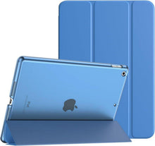 Schutzhülle für iPad 10,2 Zoll, Ultra Dünn Smart Cover, Blau Welle
