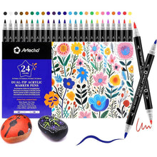 Acrylstifte 24 Farben Dual Tip Marker für DIY Crafts