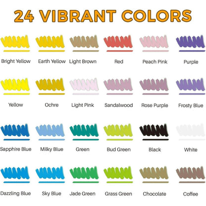 Acrylstifte 24 Farben Dual Tip Marker für DIY Crafts