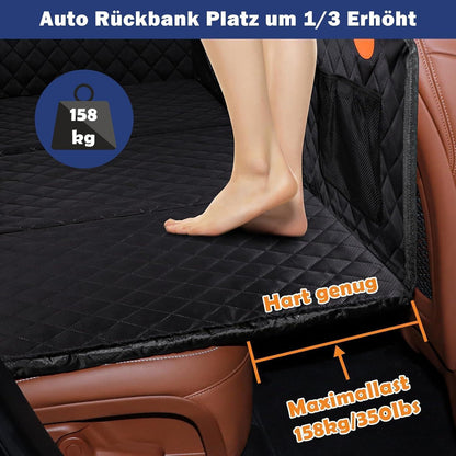 Hundedecke Auto Rückbank – Wasserdicht & Kratzfest mit Sicherheitsgurt