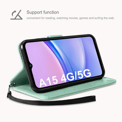 A15 5G/4G Wallet Flip Hülle Schutzhülle Minzgrün
