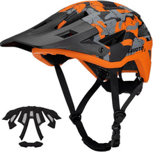 Fahrradhelm Mountainbike mit Visier Inmould Technologie