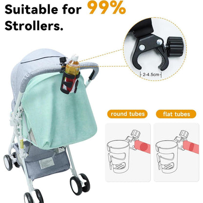 Kinderwagen Getränkehalter – Universal Becherhalter für Buggy