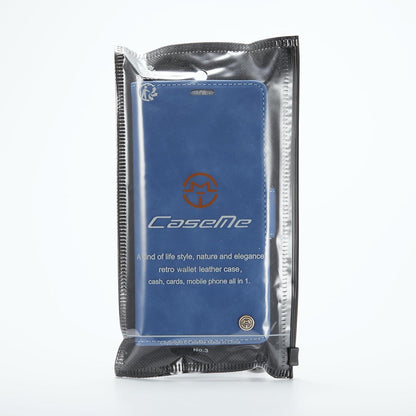 Samsung Galaxy S23 5G Hülle Klappbar PU Leder RFID Schutz Blau Standfunktion