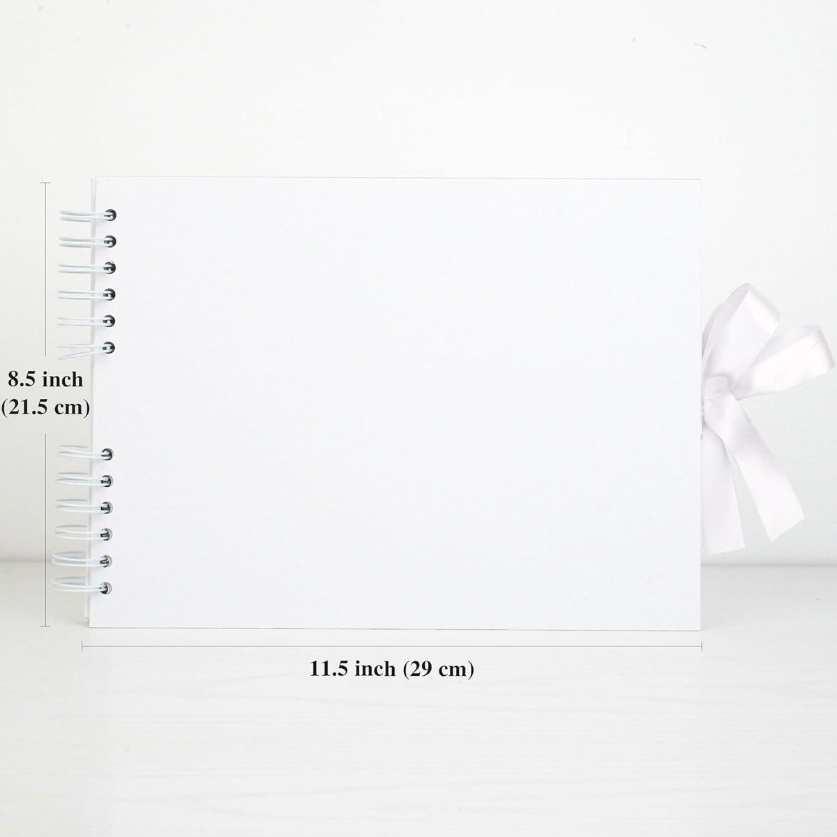 DIY Fotoalbum zum Selbstgestalten, 21,5 x 29 cm, 100 weiße Seiten