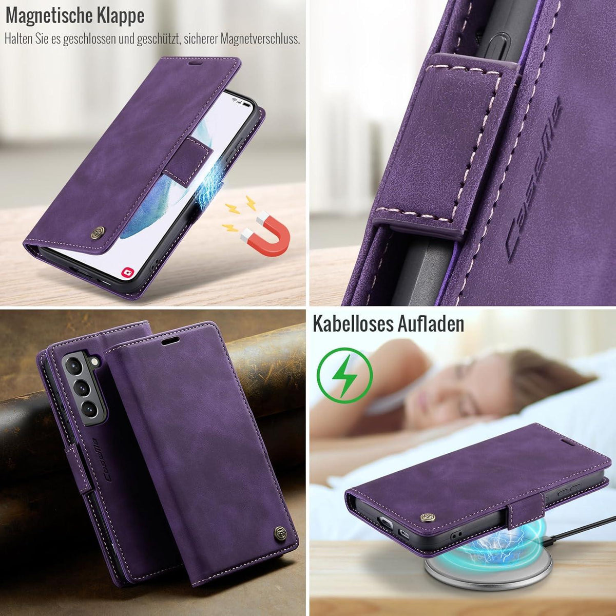 Handyhülle Samsung Galaxy S21 Klapphülle RFID Schutz