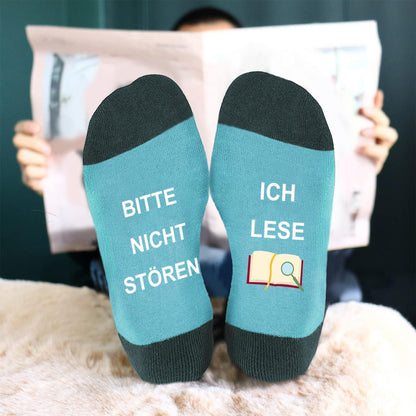 Lustige Geschenke für Frauen Leseratten Socken Damen Geschenk Frau