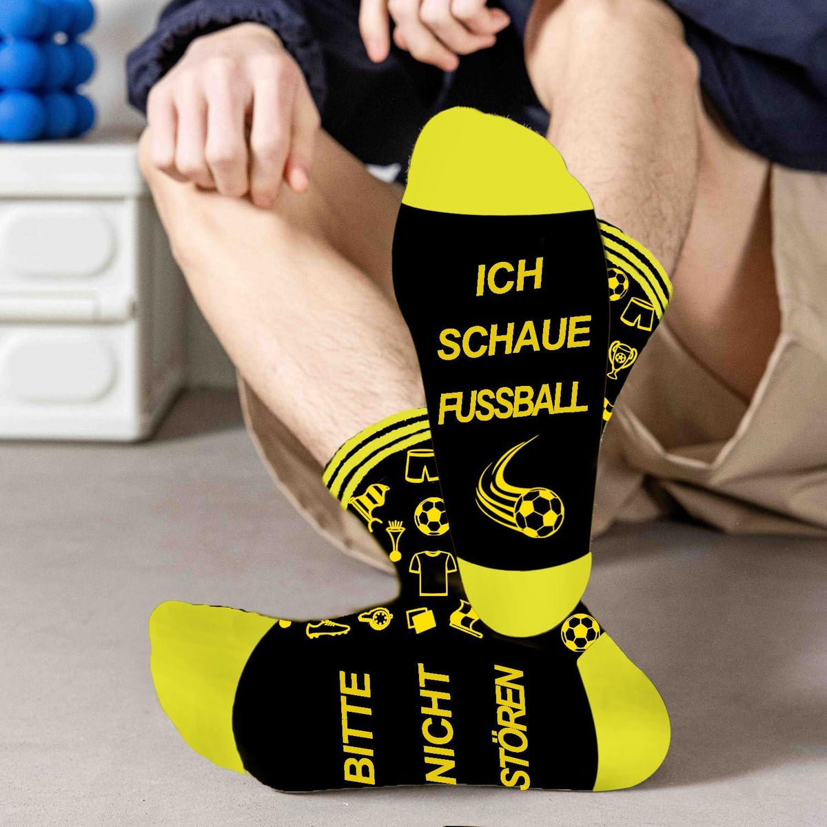 Fußball Fanartikel Lustige Geschenke Socken Männer Damen Kinder