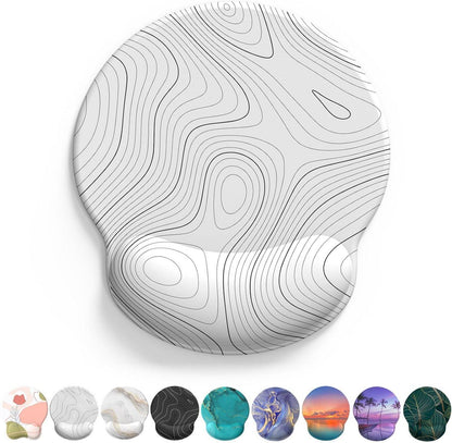 Ergonomisches Mousepad mit Gelkissen und Handauflage für Laptop Gaming