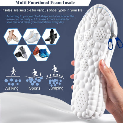 Memory Foam Einlegesohlen Herren Damen Sport Schuheinlagen Fuß Schmerzlinderung