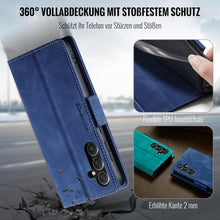 Samsung Galaxy S24 5G Hülle Klappbar PU Leder RFID Schutz
