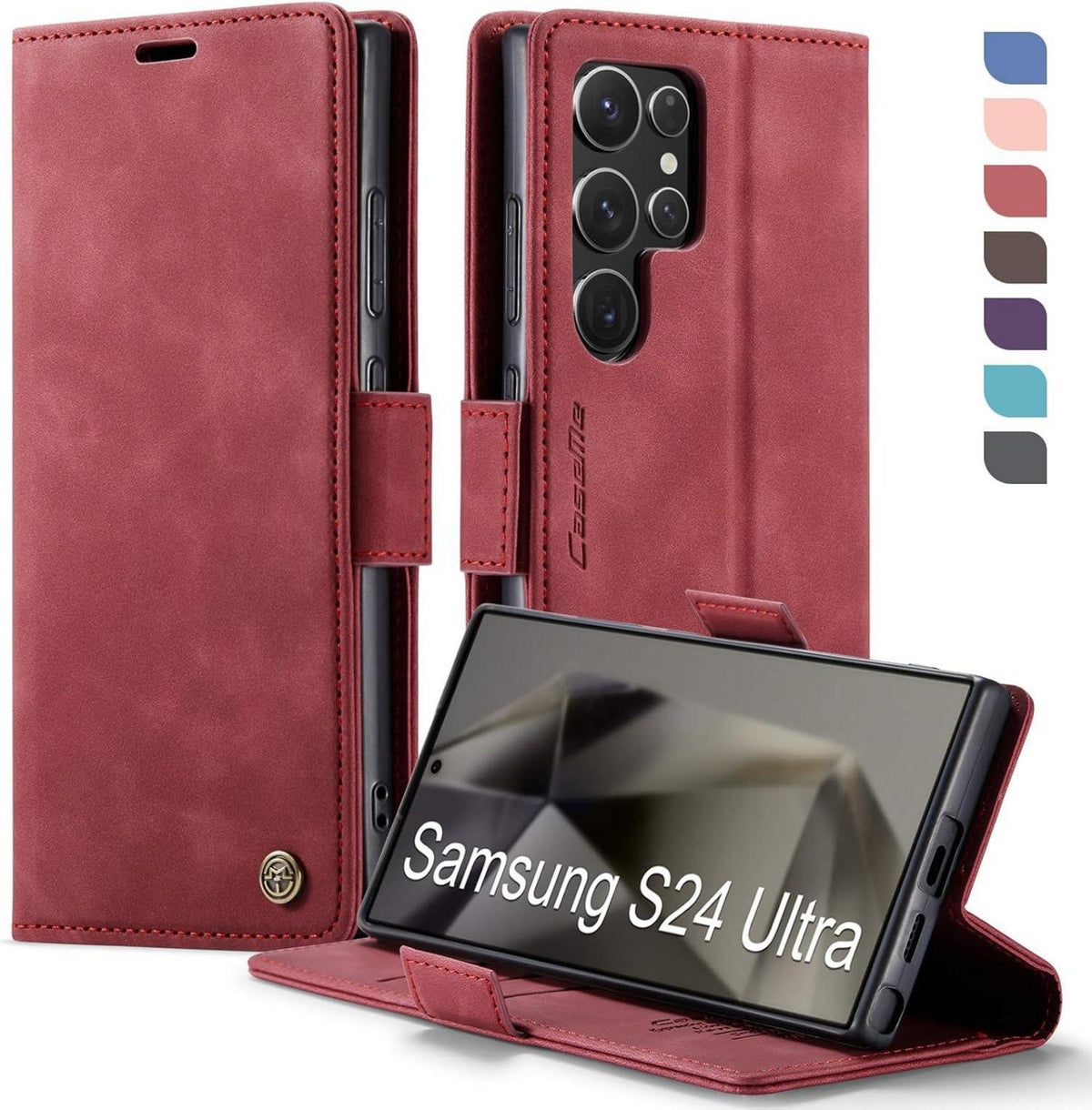 Handyhülle Samsung Galaxy S24 Ultra 5G Klapphülle RFID Schutz