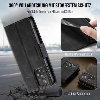 Samsung Galaxy A52/A52S Handyhülle Klappbar RFID Schutz Schwarz