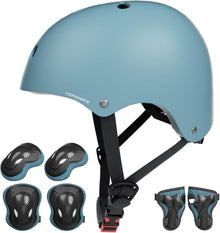 Kinder Fahrradhelm Skaterhelm verstellbar CE-Zertifizierung Blau
