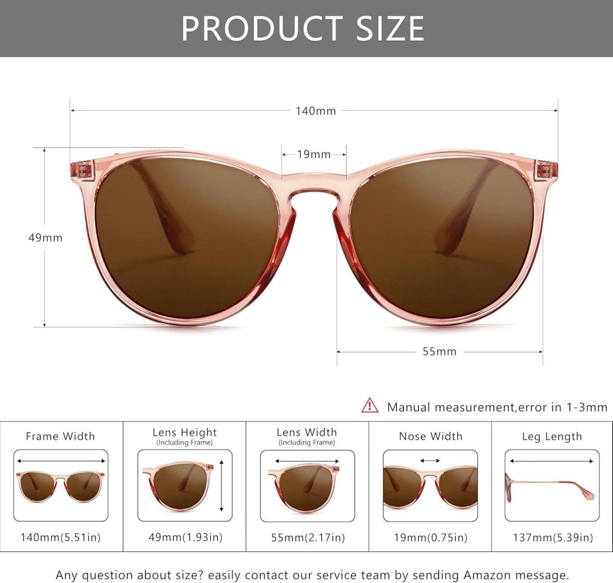 Runde Polarisierte Vintage Sonnenbrille 2er-Pack Retro Stil