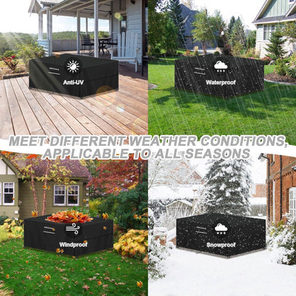 Gartenmöbel Abdeckung 210x140x80cm – Wasserdicht & Winterfest