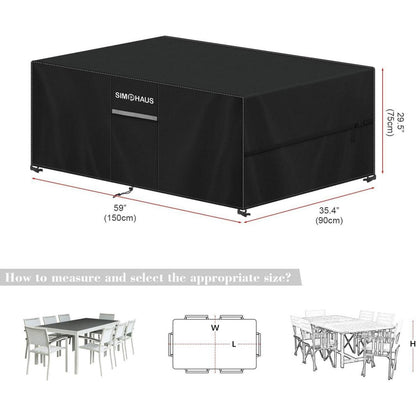 Gartenmöbel Abdeckhaube 150x90x75cm – Wasserdicht & Windfest